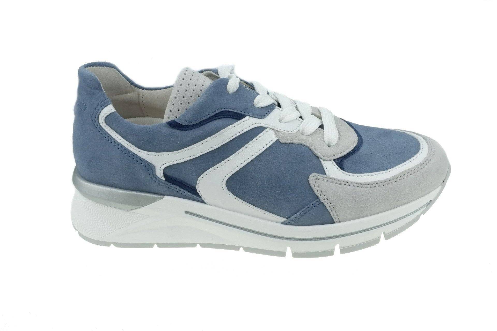 Wildleder Sneaker Damen Blau 43 von Gabor