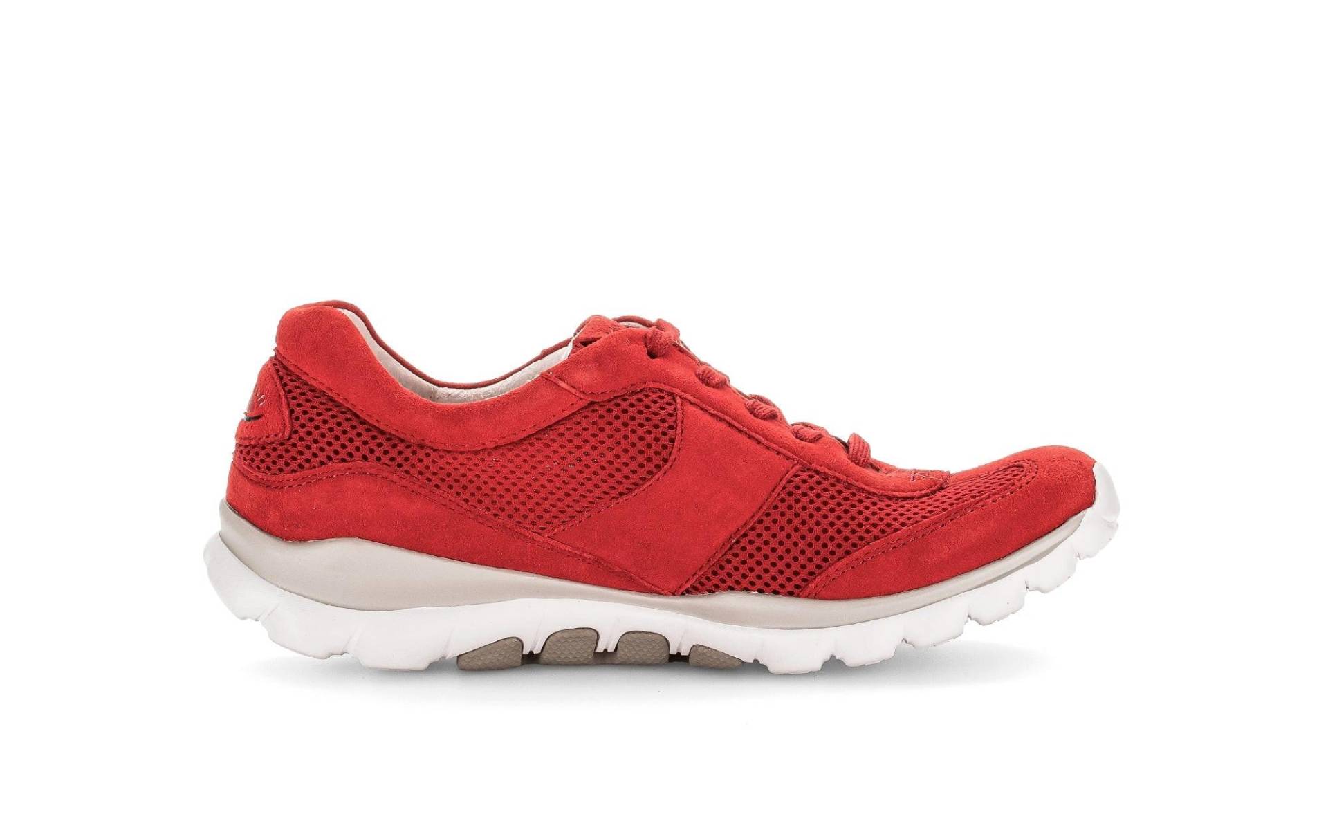 Wildleder Sneaker Damen Rot 39 von Gabor