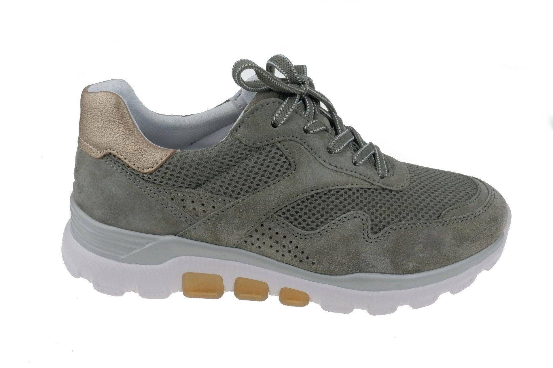 Wildleder Wandersneaker Damen Grün 38.5 von Gabor