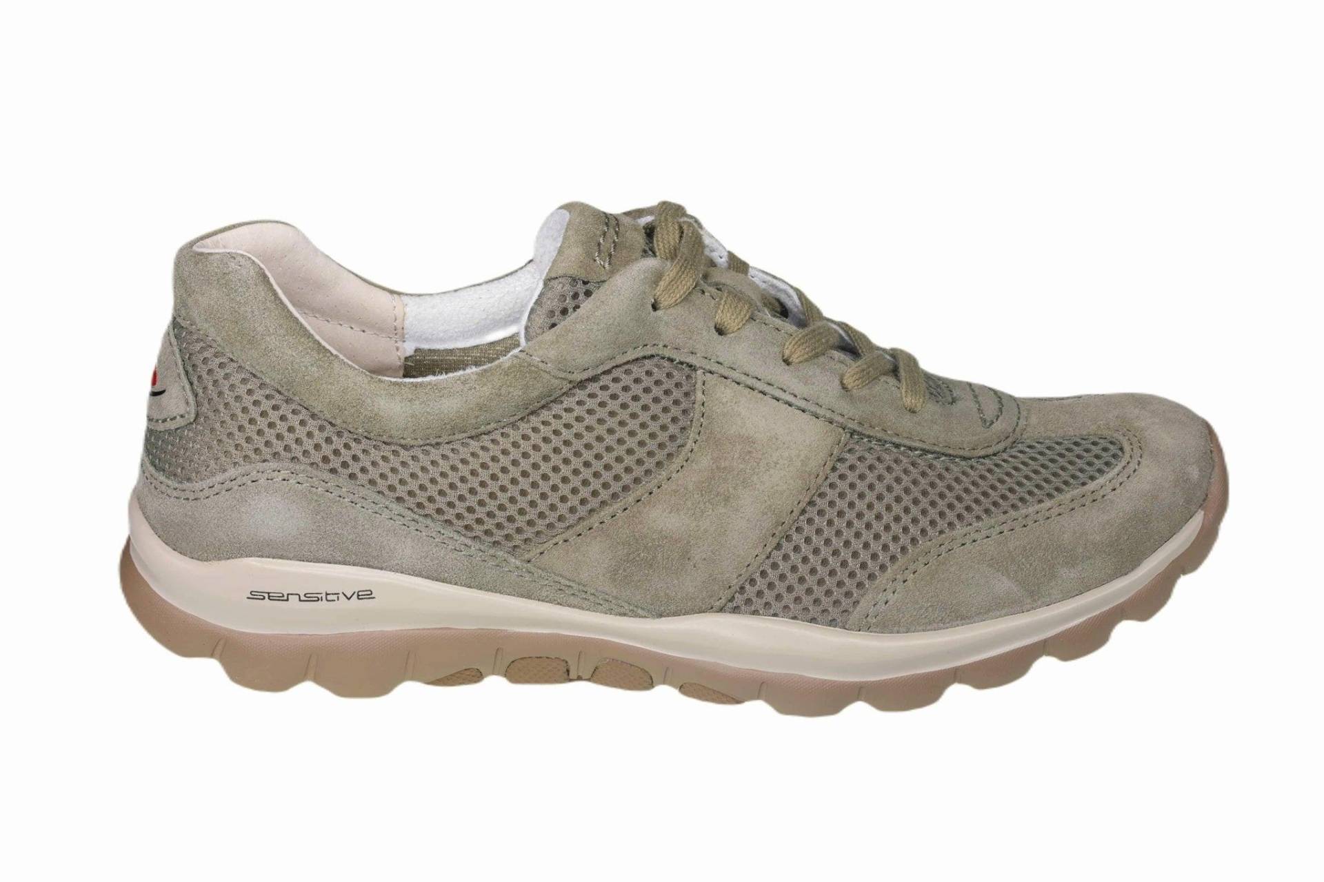 Wildleder Wandersneaker Damen Grün 43 von Gabor