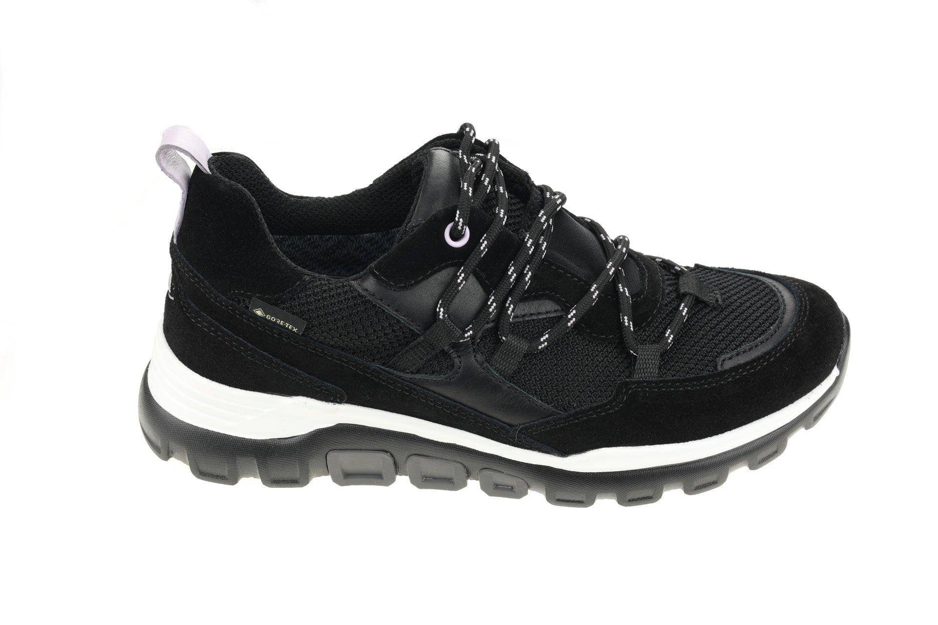 Wildleder Wandersneaker Damen Schwarz 40.5 von Gabor