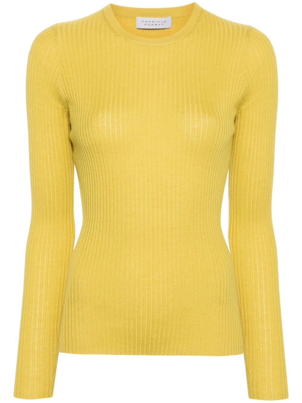 Gabriela Hearst Browning crew-neck jumper - Yellow von Gabriela Hearst