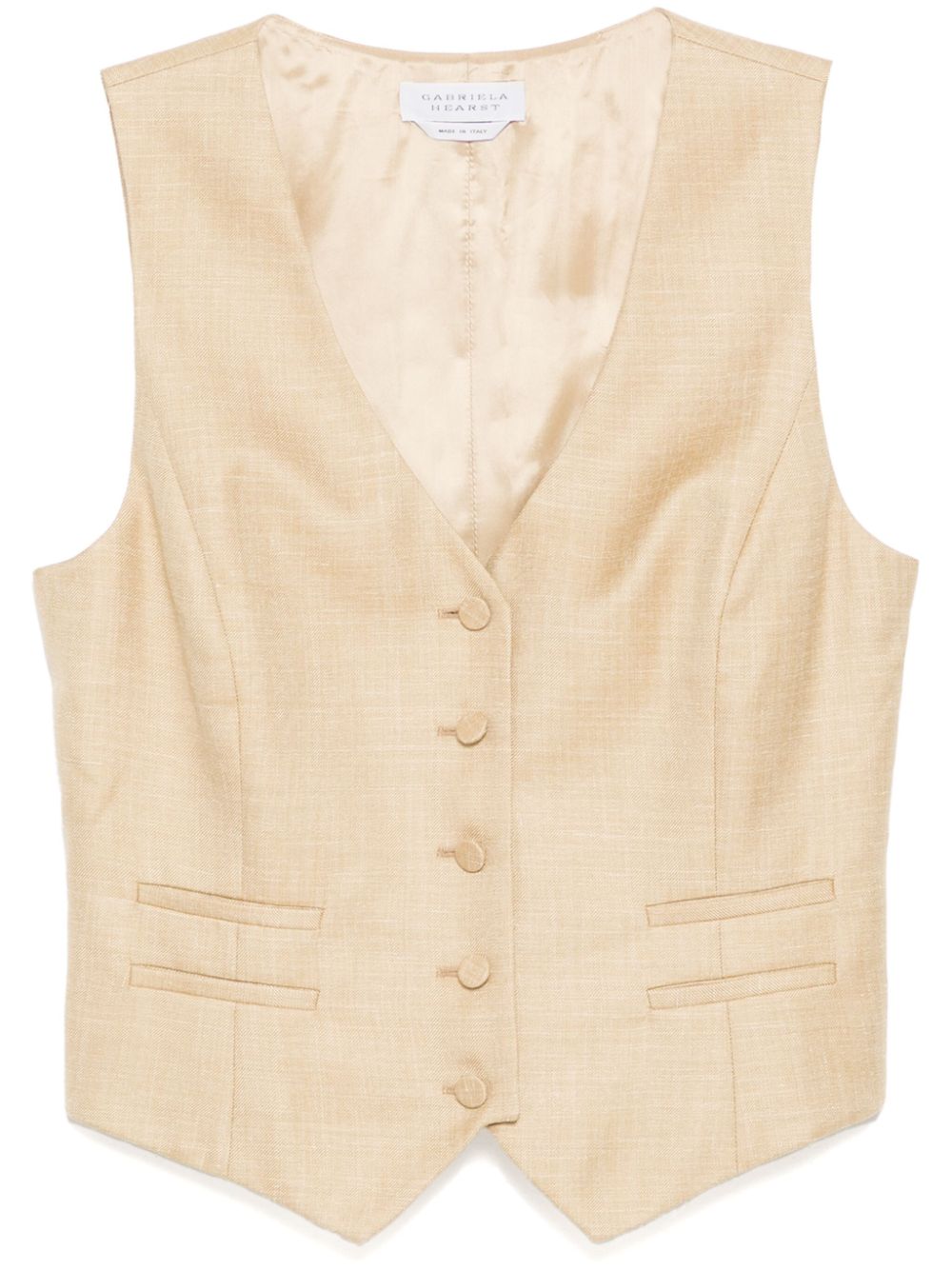 Gabriela Hearst Coleridge waistcoat - Neutrals von Gabriela Hearst