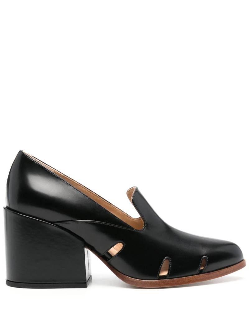 Gabriela Hearst Eliza 75mm leather pumps - Black von Gabriela Hearst