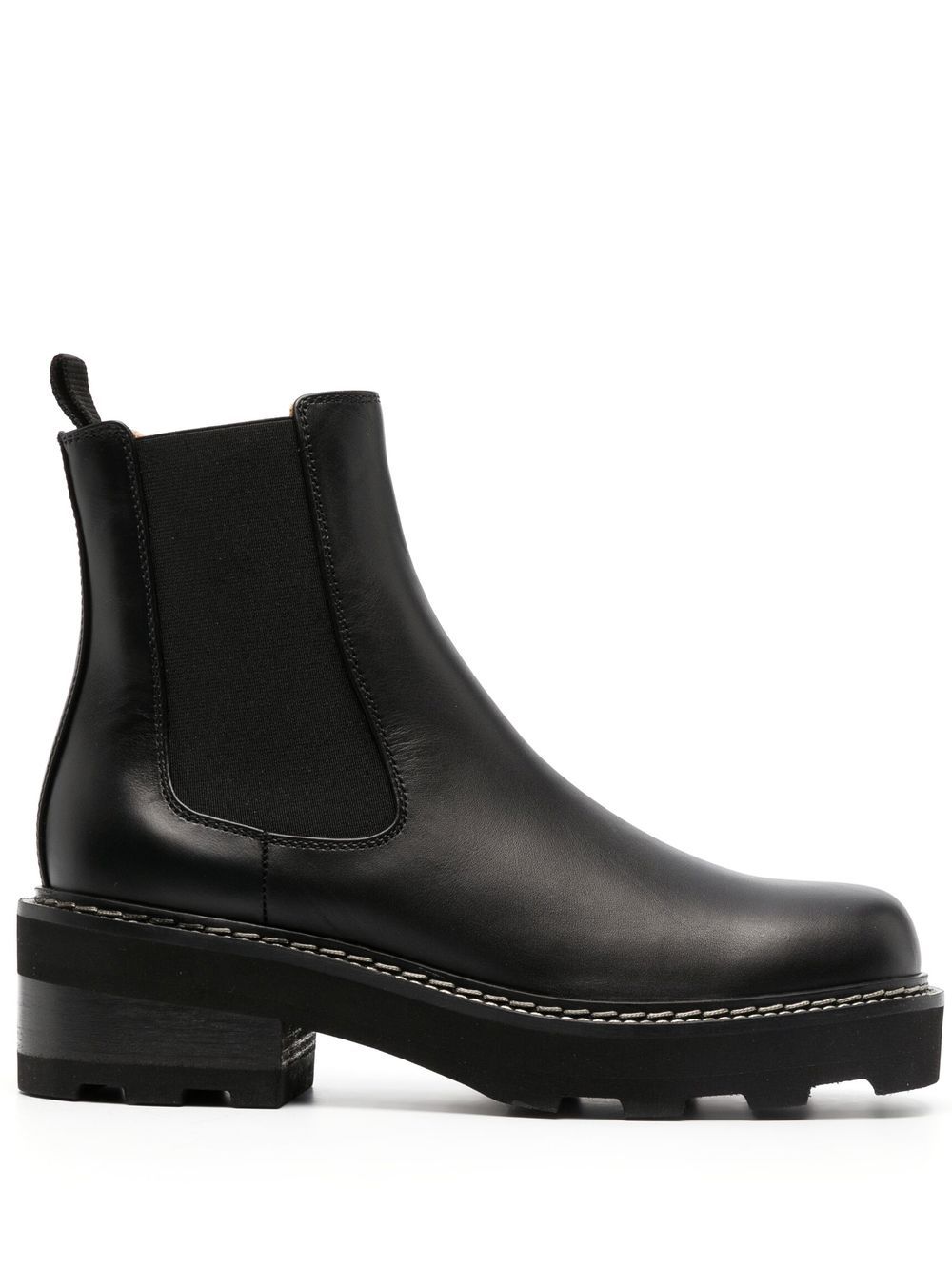 Gabriela Hearst Jil leather chelsea boot - Black von Gabriela Hearst