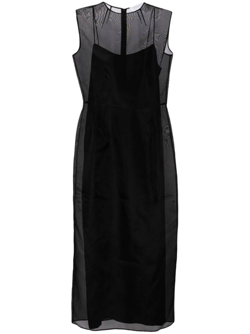 Gabriela Hearst Maslow silk-organza maxi dress - Black von Gabriela Hearst