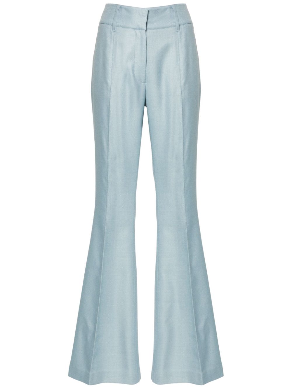 Gabriela Hearst Rhein flared trousers - Blue von Gabriela Hearst