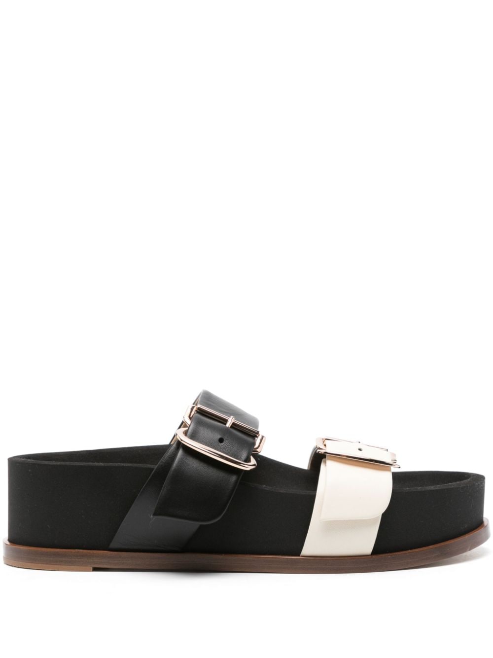 Gabriela Hearst Wren platform sandals - Black von Gabriela Hearst