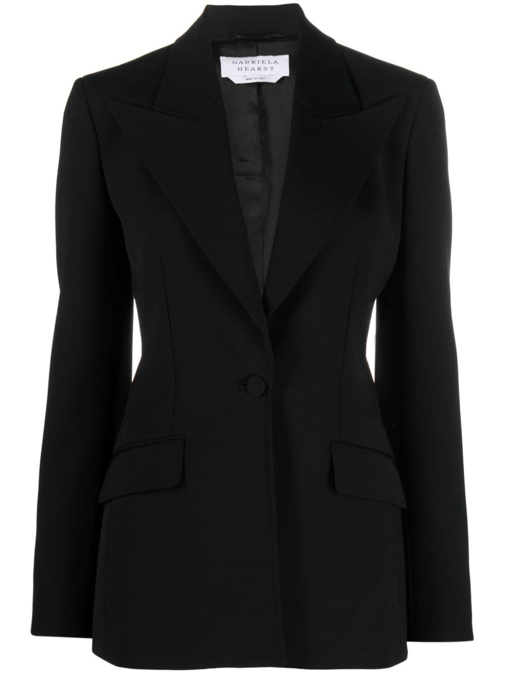 Gabriela Hearst single breasted wool blazer - Black von Gabriela Hearst