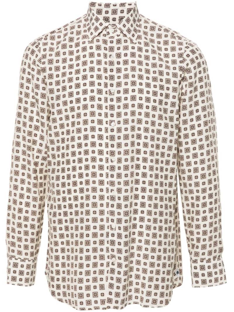 Gabriele Pasini abstract-print shirt - Neutrals von Gabriele Pasini