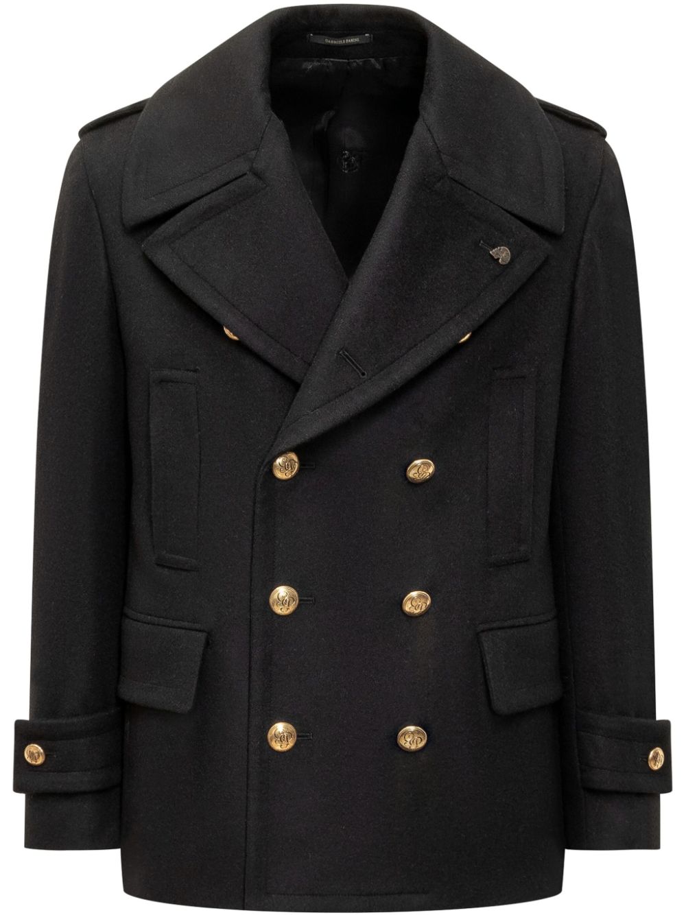 Gabriele Pasini wool coat - Black von Gabriele Pasini