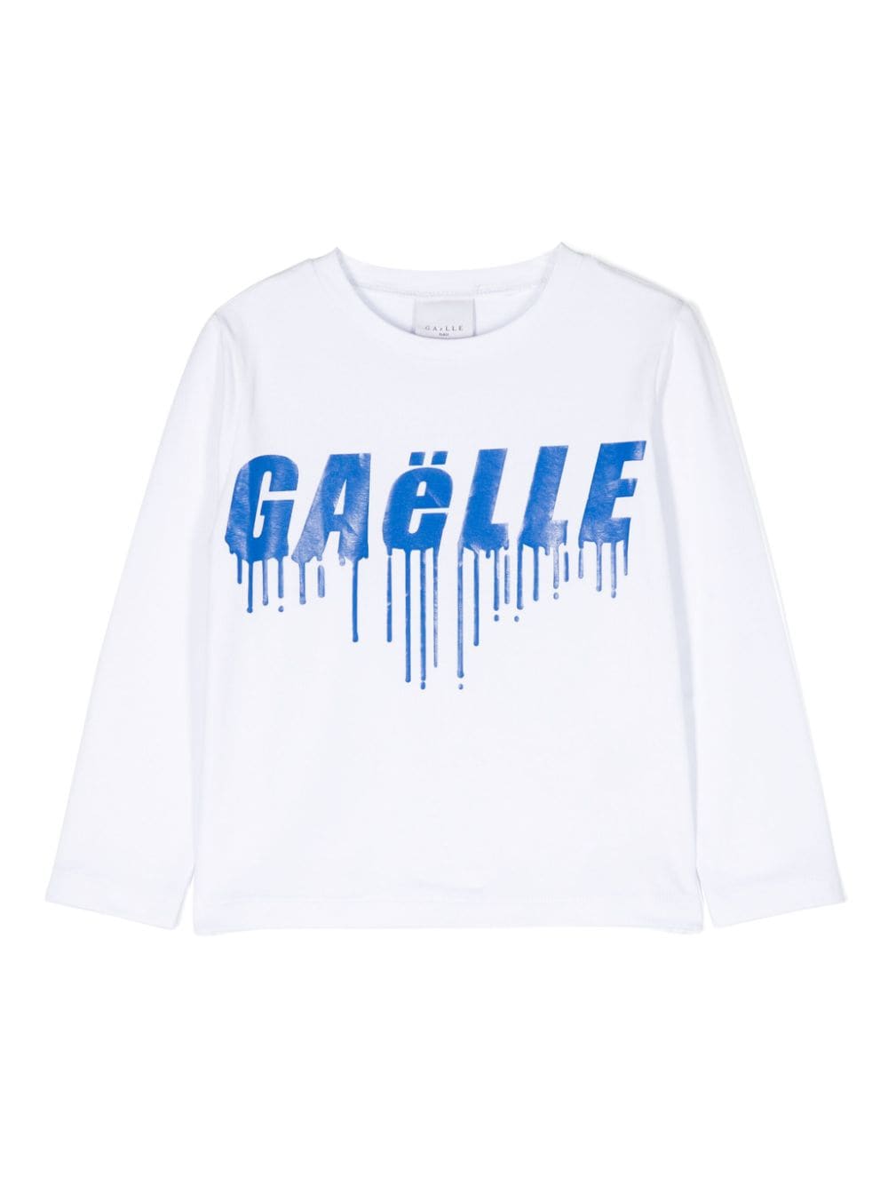 Gaelle Paris Kids logo-print cotton T-shirt - White von Gaelle Paris Kids