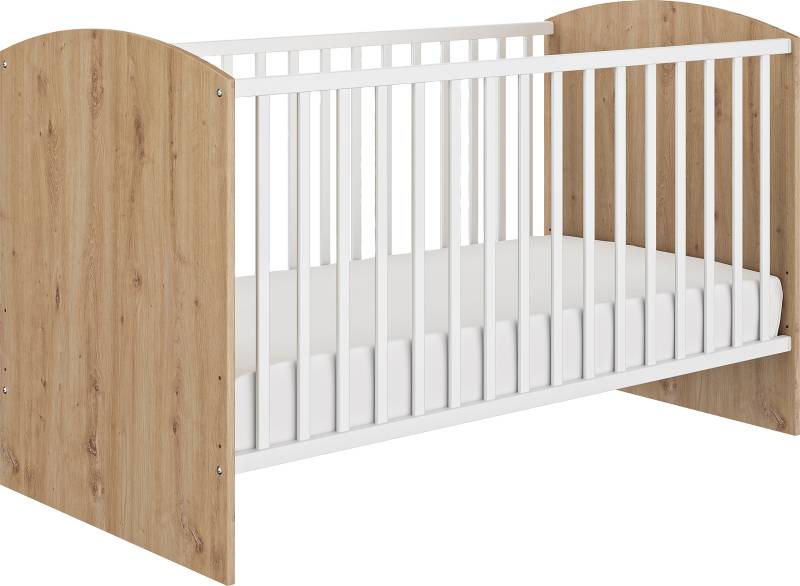 Galipette Babybett »ARTHUR«, Babybett 70x140 mit Lattenrost, in zwei Höhen verstellbar von Galipette