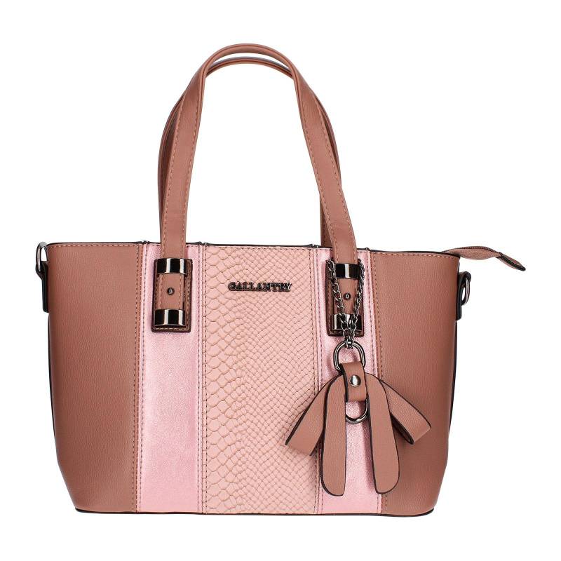 Krokodil Handtasche Damen Rosa ONE SIZE von Gallantry