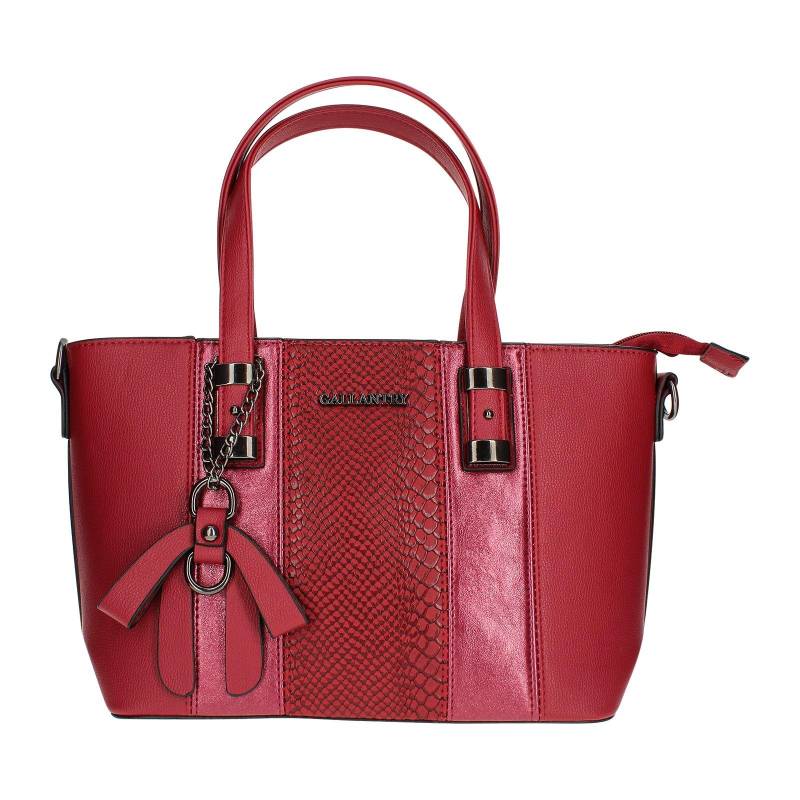 Krokodil Handtasche Damen Rot ONE SIZE von Gallantry