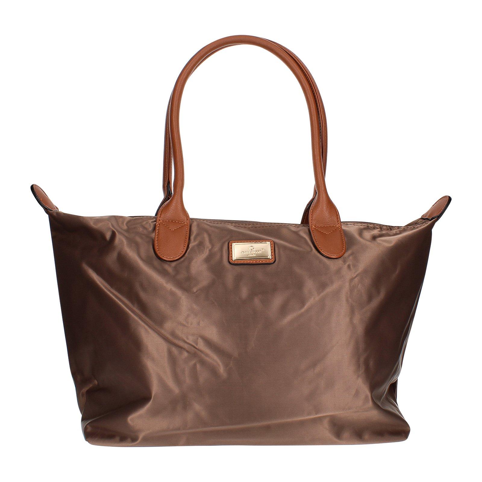 Polyester Tote Bag Damen Camel ONE SIZE von Gallantry