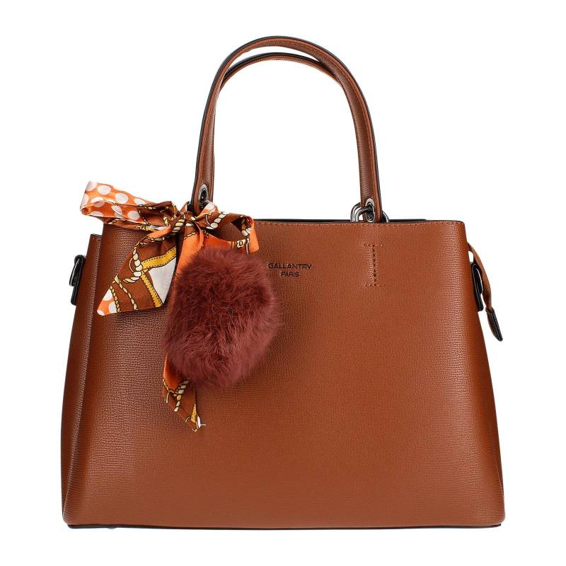 Pompon Handtasche Damen Braun ONE SIZE von Gallantry