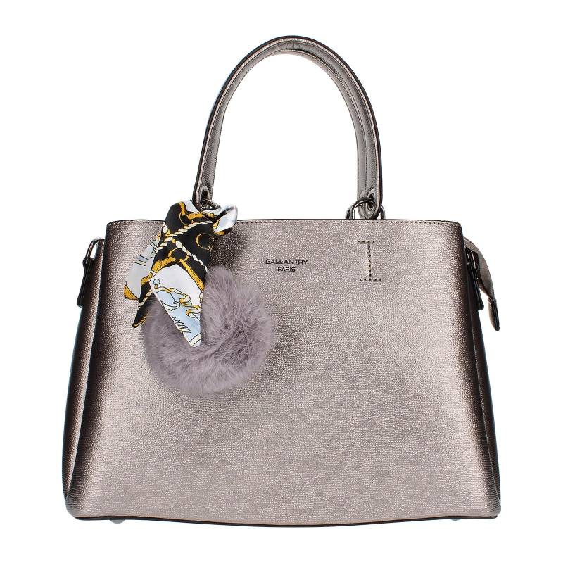 Pompon Handtasche Damen Silber ONE SIZE von Gallantry