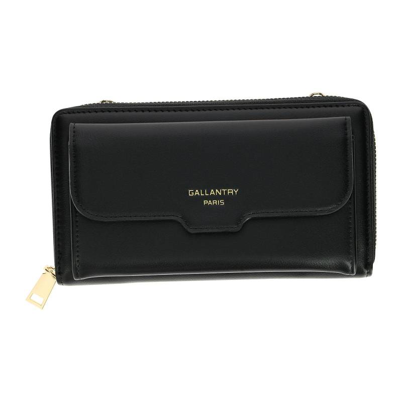 Wallet Schultertasche Damen Schwarz ONE SIZE von Gallantry