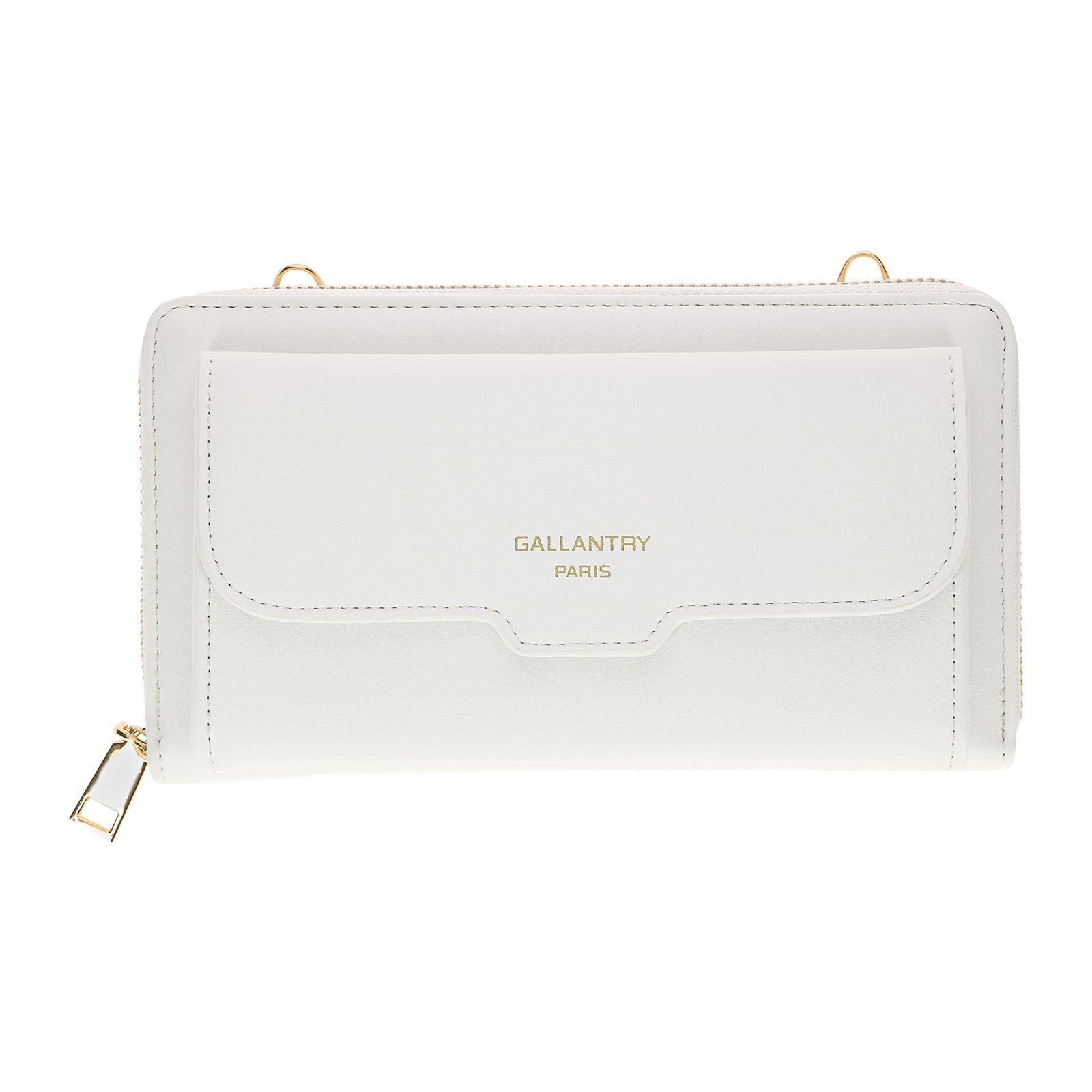 Wallet Schultertasche Damen Weiss ONE SIZE von Gallantry