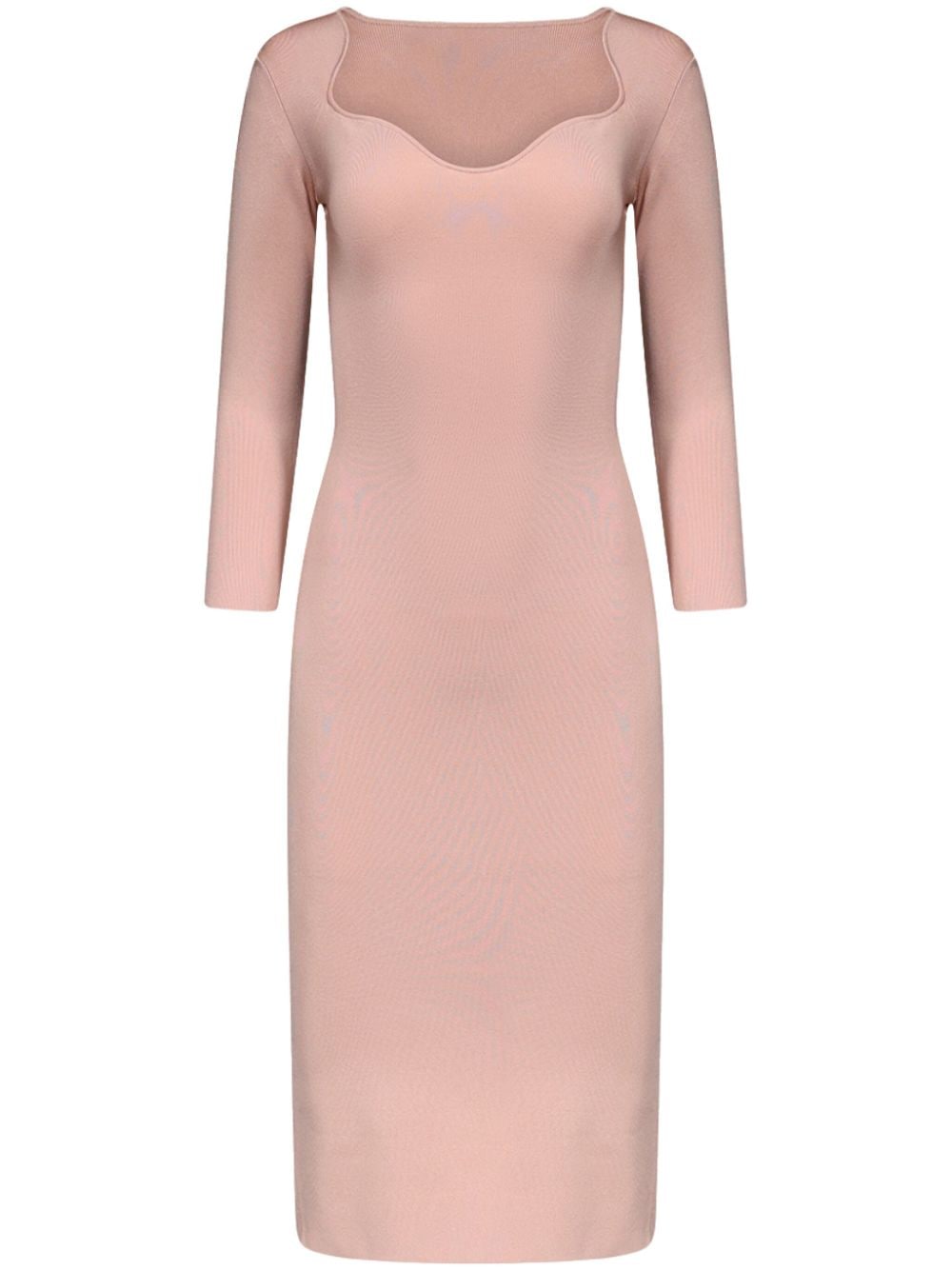 Galvan Kaia pencil dress - Pink von Galvan