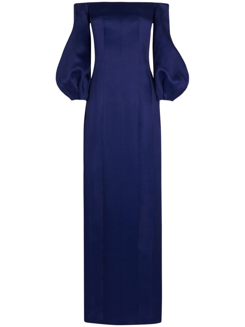 Galvan Ponza off-shoulder gown - Blue von Galvan