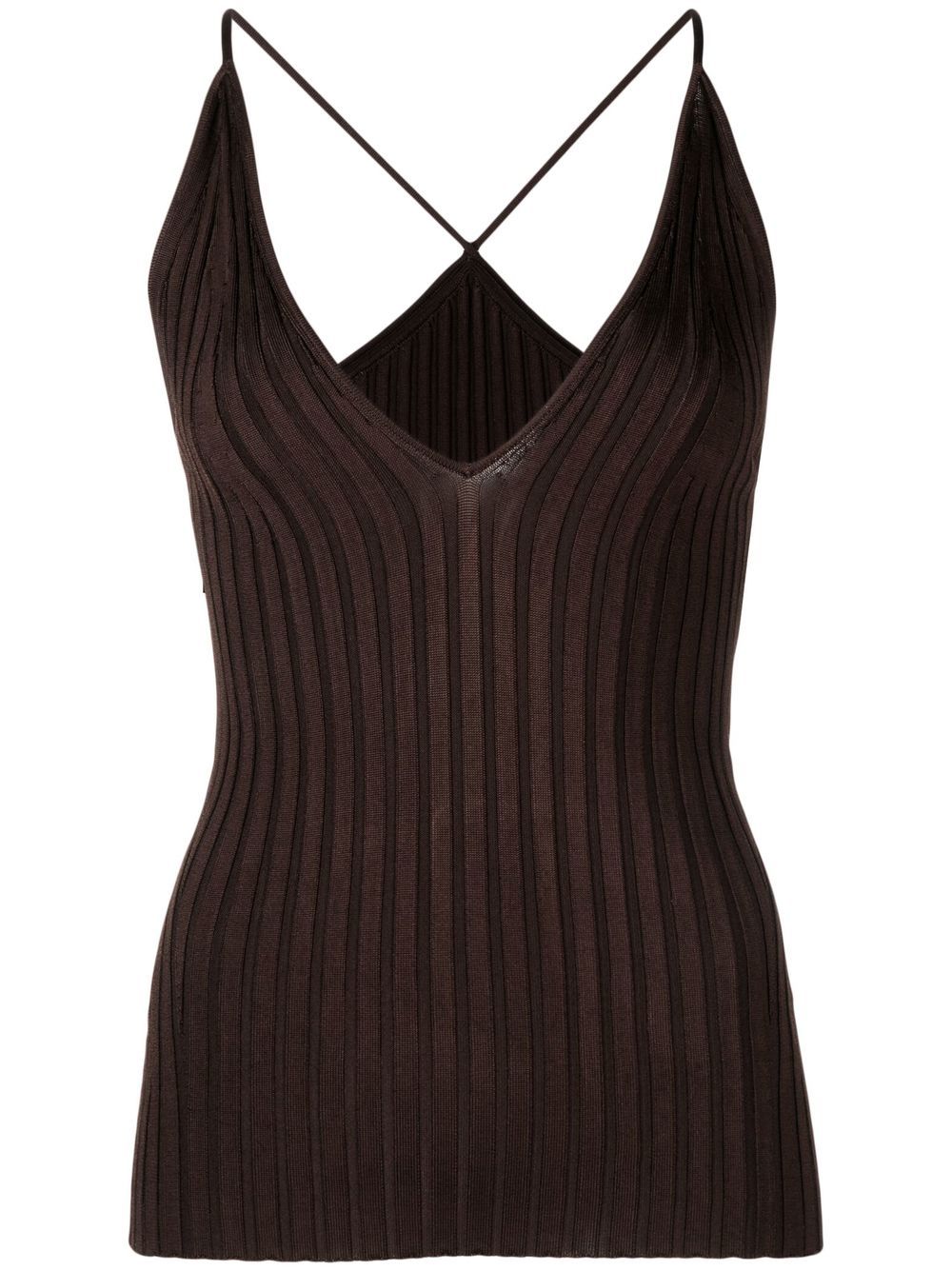 Galvan Rhea reversible camisole top - Brown von Galvan