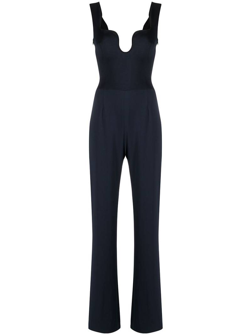 Galvan Siren straight-leg jumpsuit - Blue von Galvan