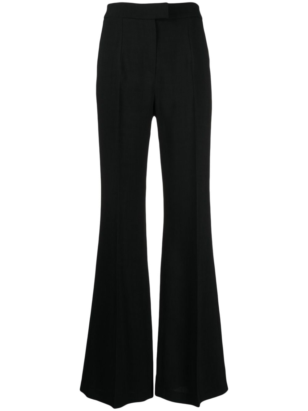 Galvan high-waist flared-leg trousers - Black von Galvan