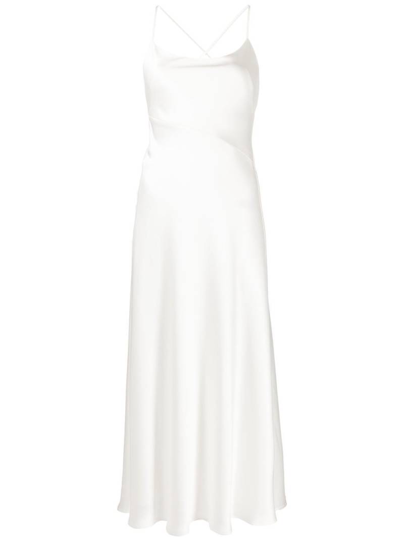 Galvan Sonoma midi bridal dress - White von Galvan