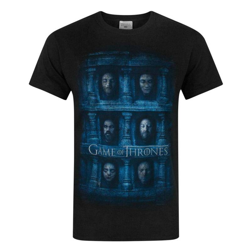 Offizielles Hall Of Face Tshirt Herren Schwarz S von Game of Thrones