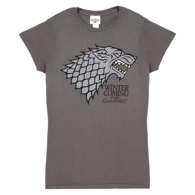 Stark Sigil Tshirt Damen Grau M von Game of Thrones