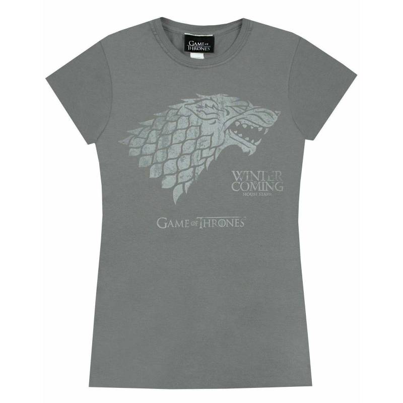 Stark Winter Is Coming T-shirt Damen Taubengrau L von Game of Thrones