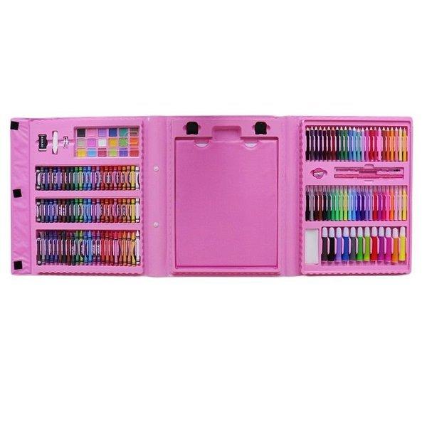 Art Box Für Kinder, 176 Teile - Pink Unisex von Gameloot