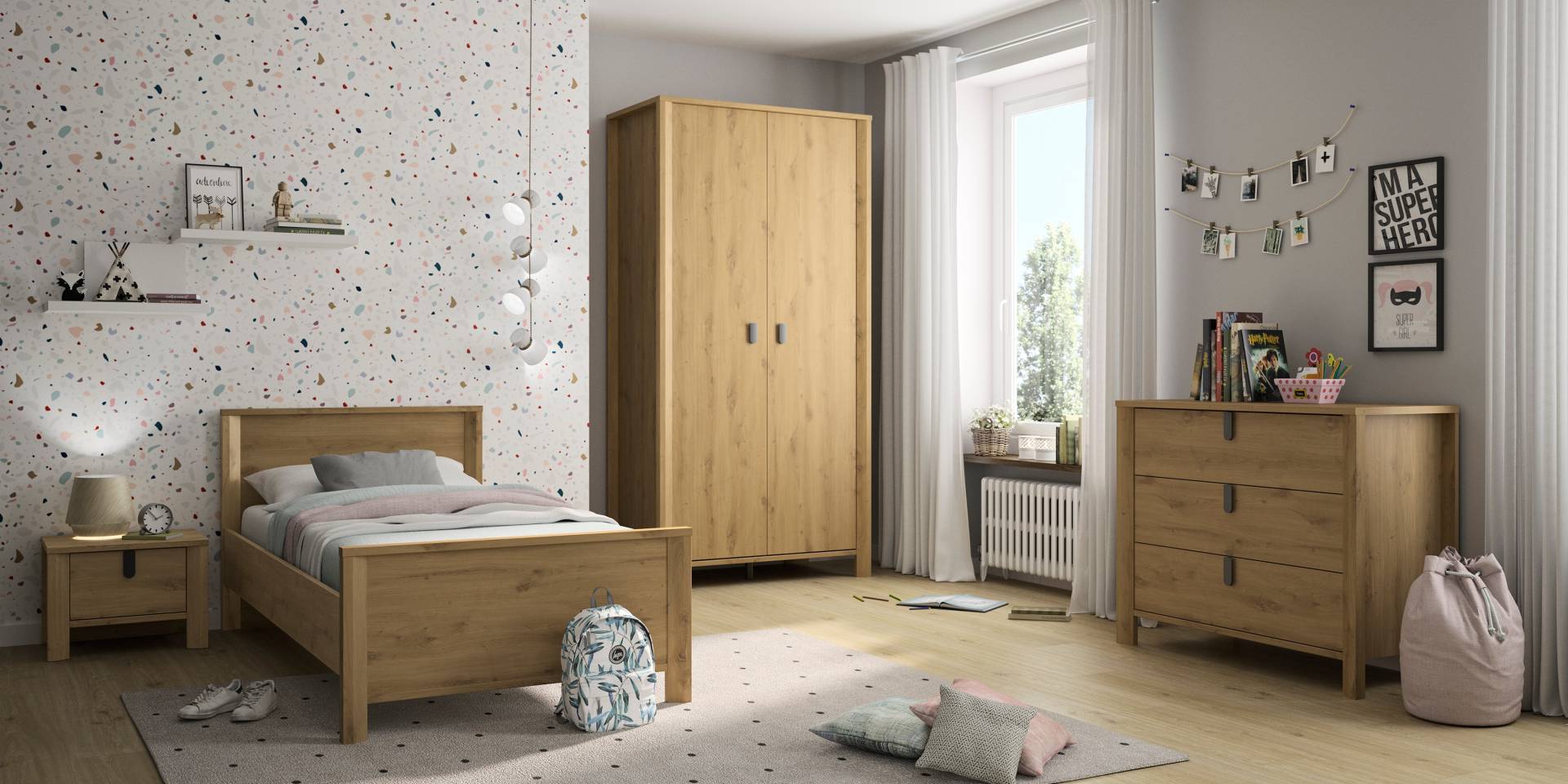 Gami Schlafzimmer-Set, (4 tlg.) von Gami