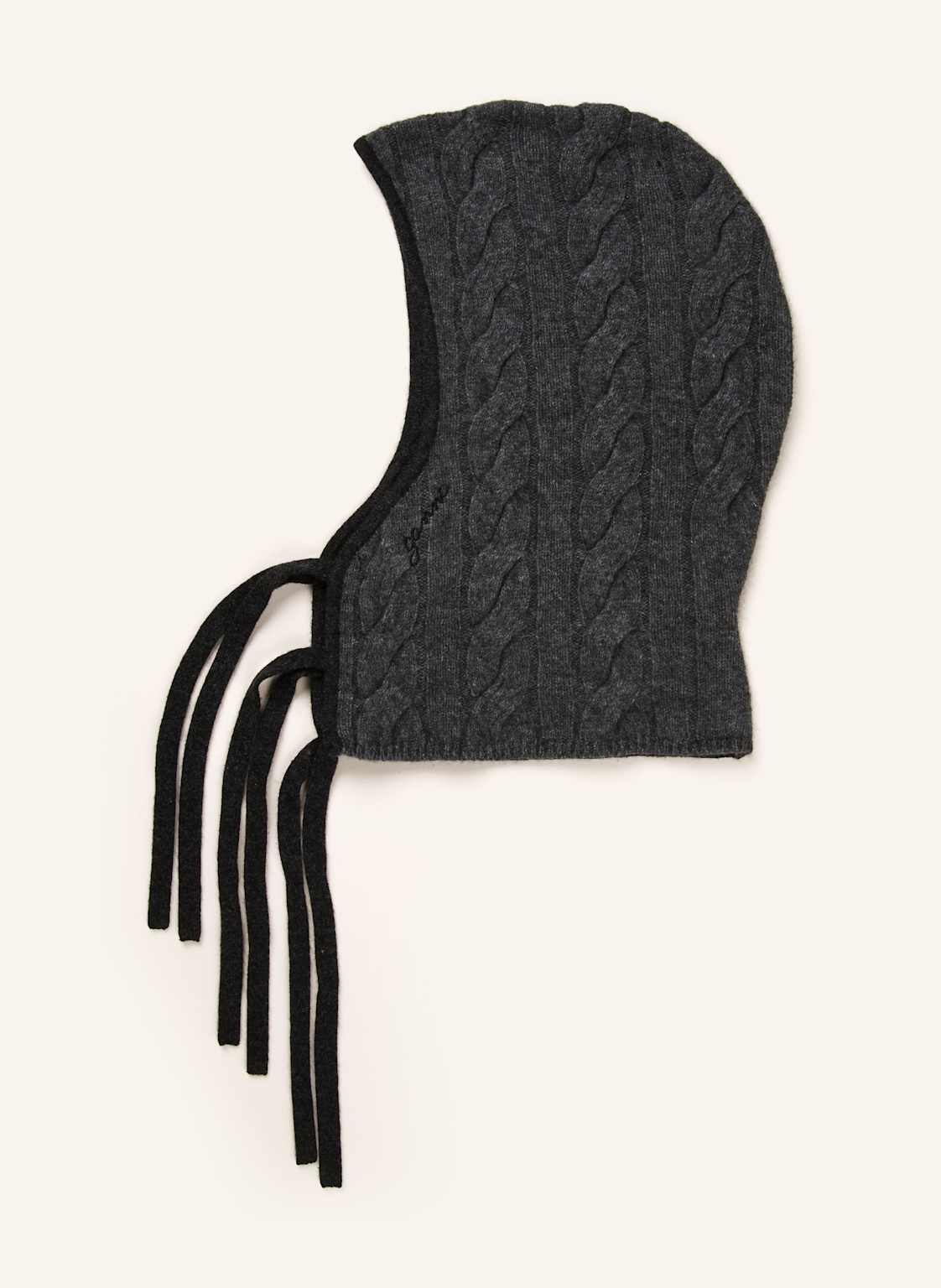 Ganni Balaclava Mit Cashmere grau Ganni Balaclava Mit Cashmere grau von Ganni