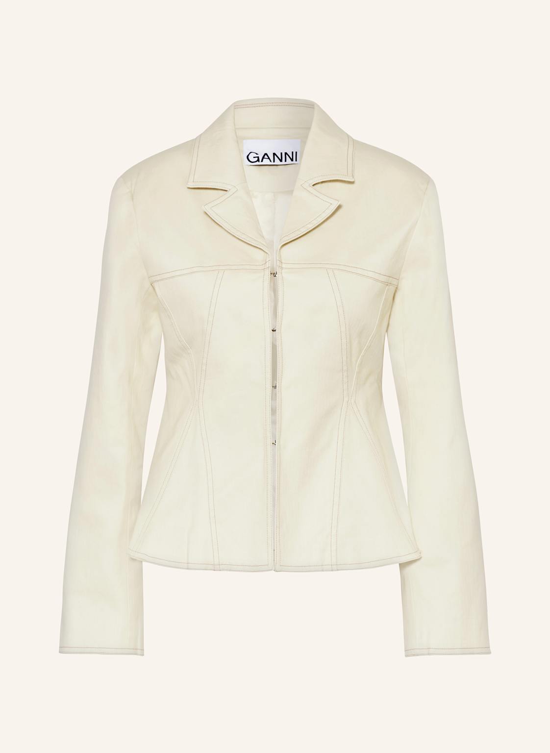 Ganni Blazer beige von Ganni