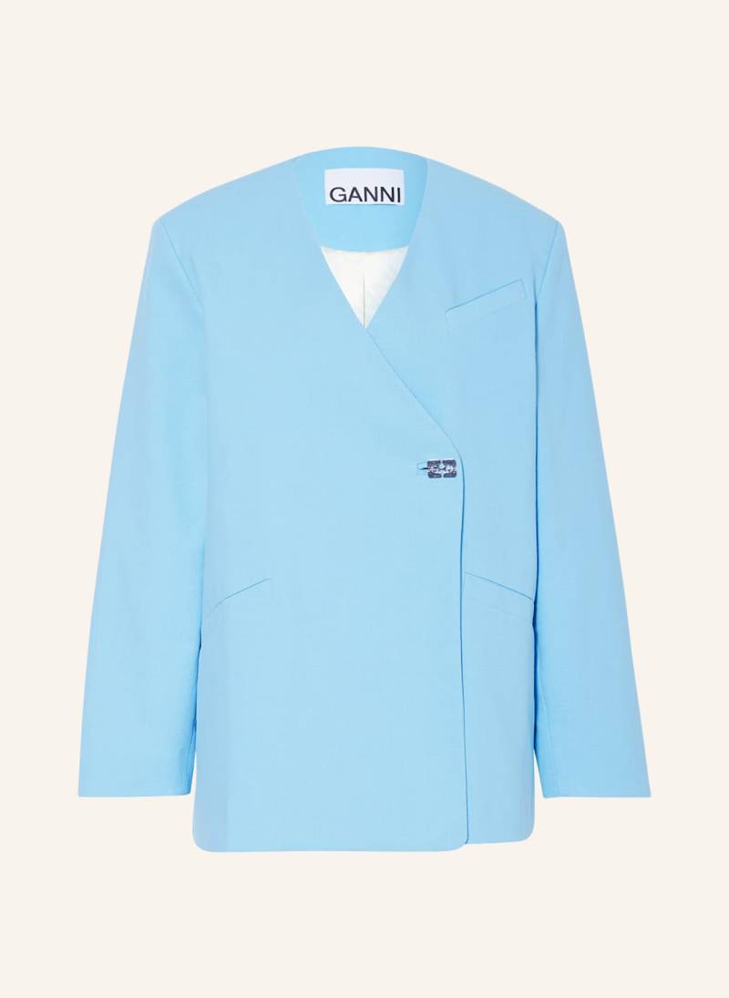 Ganni Blazer blau von Ganni