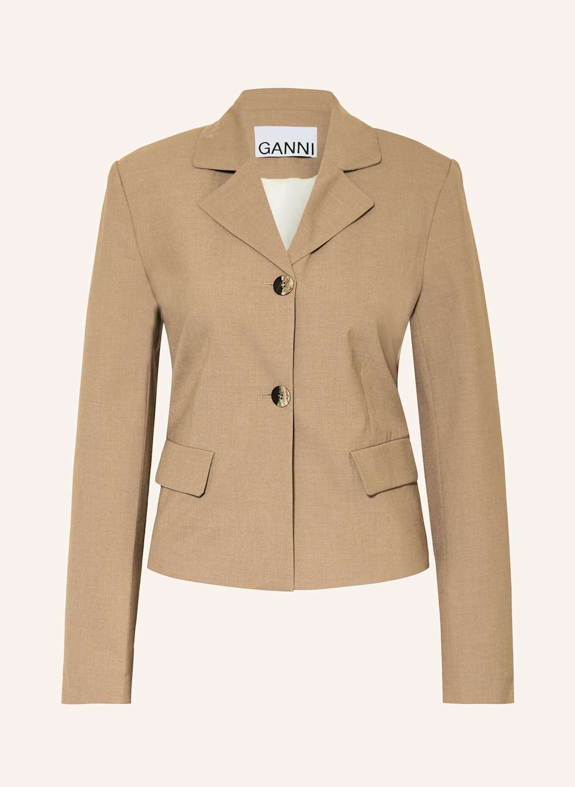 Ganni Blazer braun von Ganni