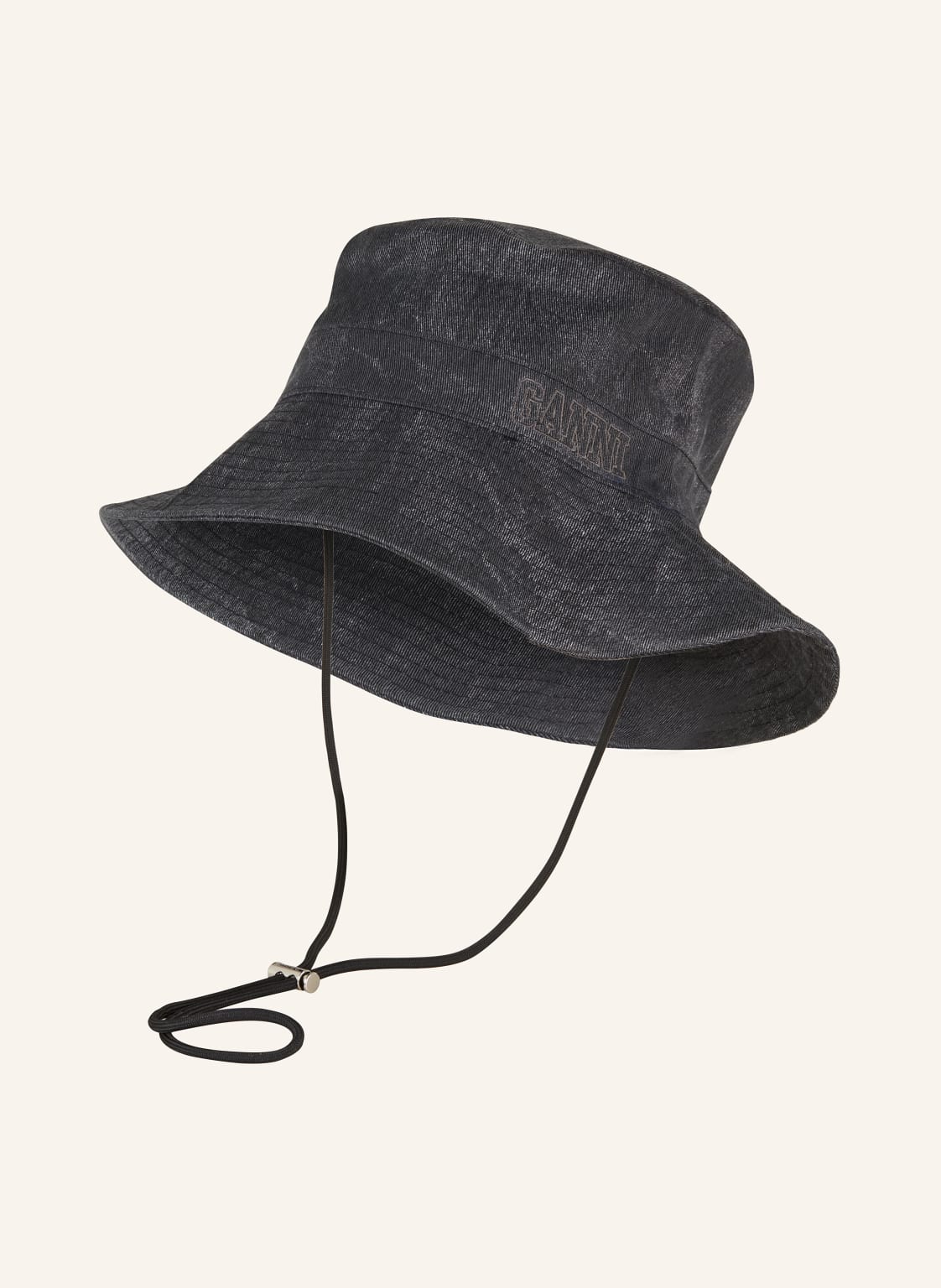 Ganni Bucket-Hat grau von Ganni