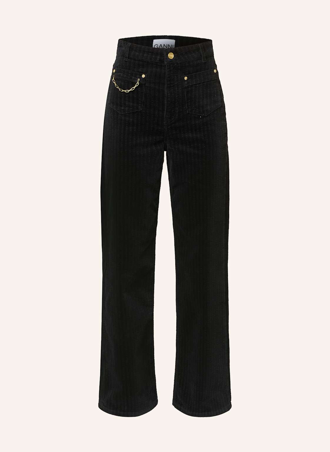 Ganni Cordhose Magny schwarz Ganni Cordhose Magny schwarz von Ganni