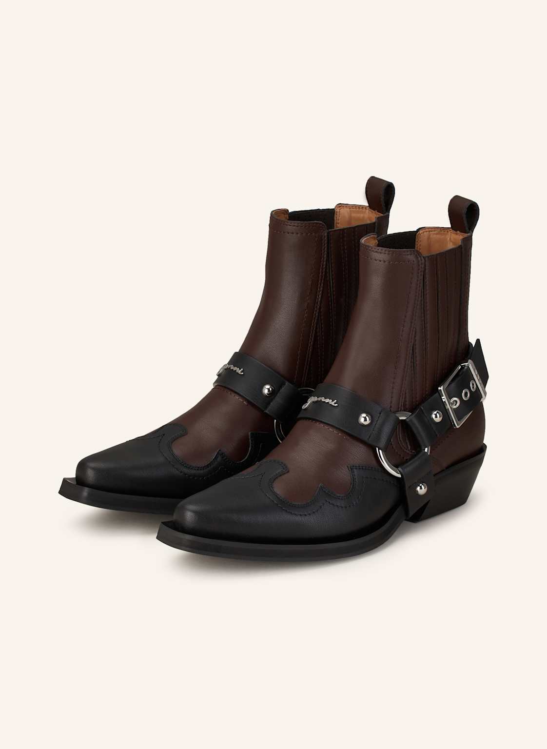 Ganni Cowboy Boots braun Ganni Cowboy Boots braun von Ganni