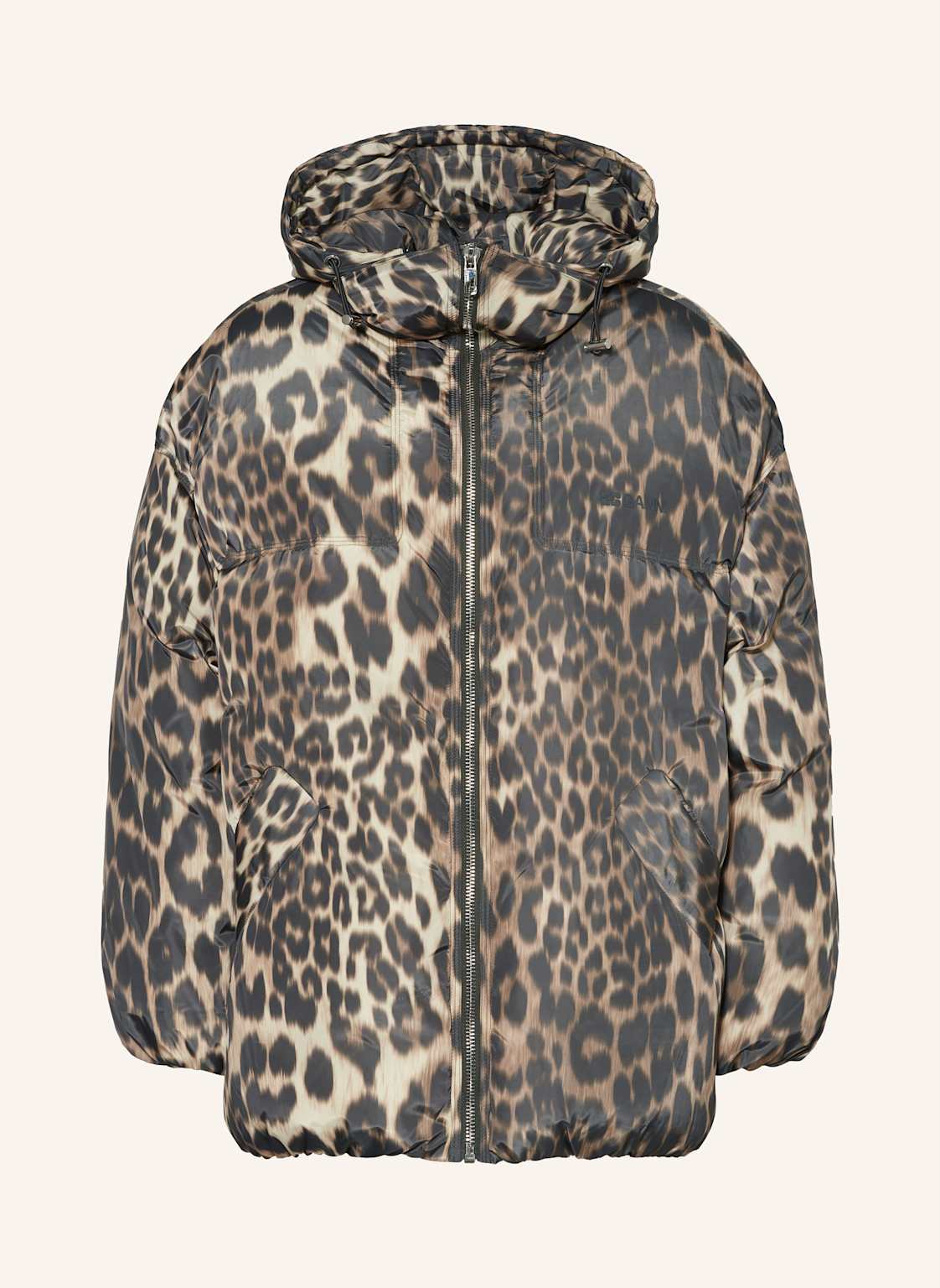 Ganni Daunenjacke Mit Abnehmbarer Kapuze beige Ganni Daunenjacke Mit Abnehmbarer Kapuze beige von Ganni
