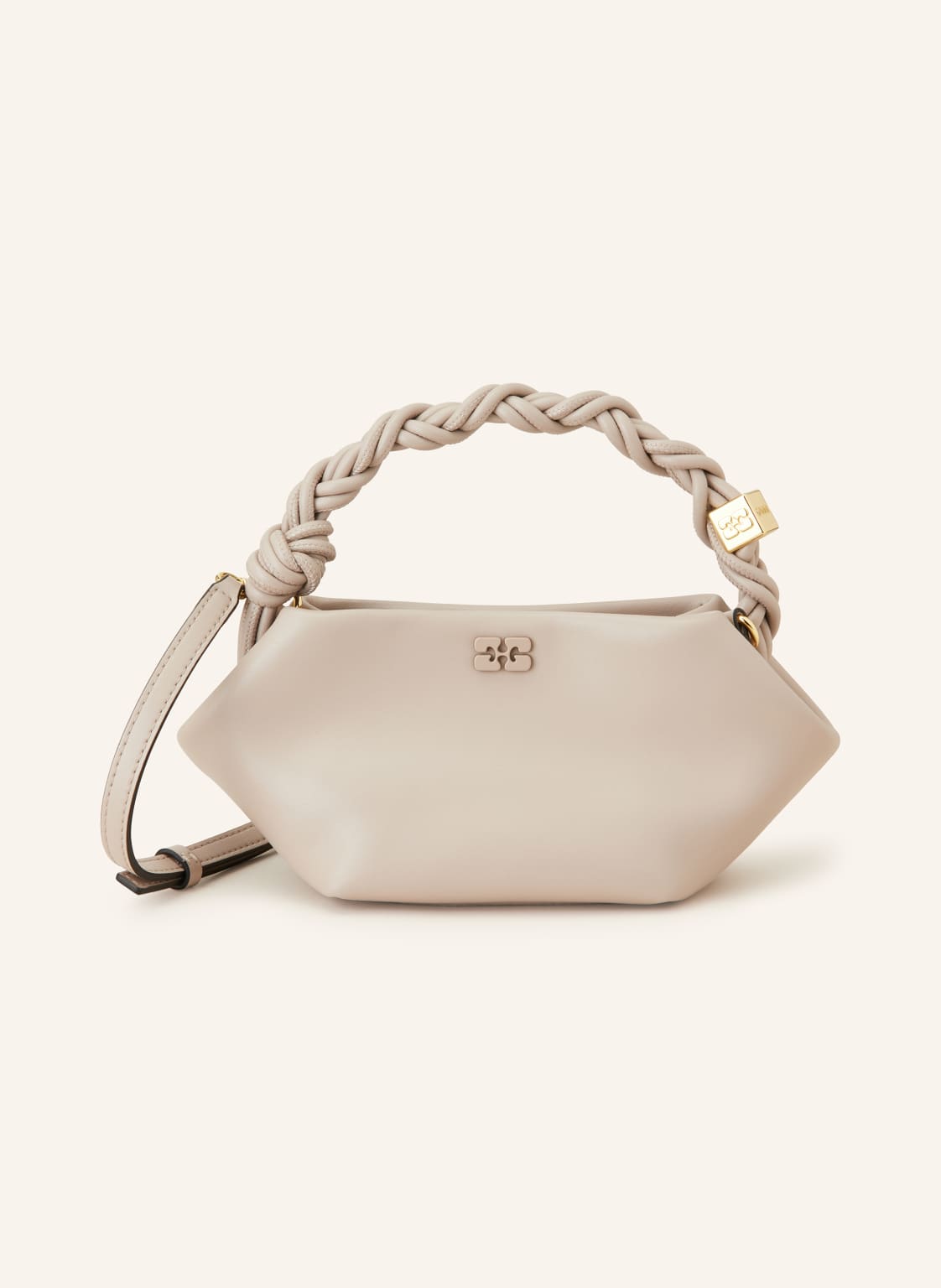 Ganni Handtasche Bou Mini beige von Ganni