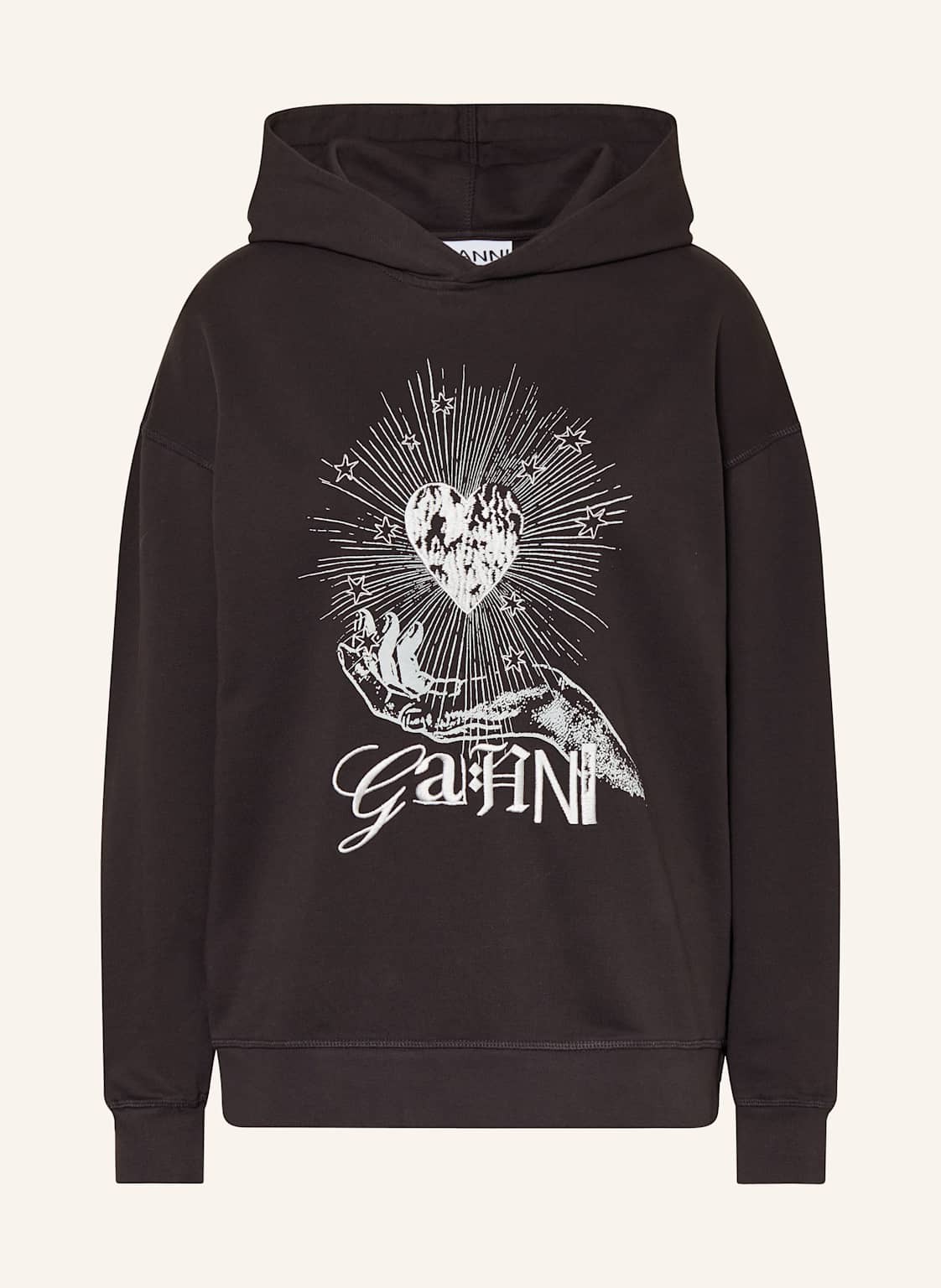 Ganni Hoodie Isoli schwarz Ganni Hoodie Isoli schwarz von Ganni