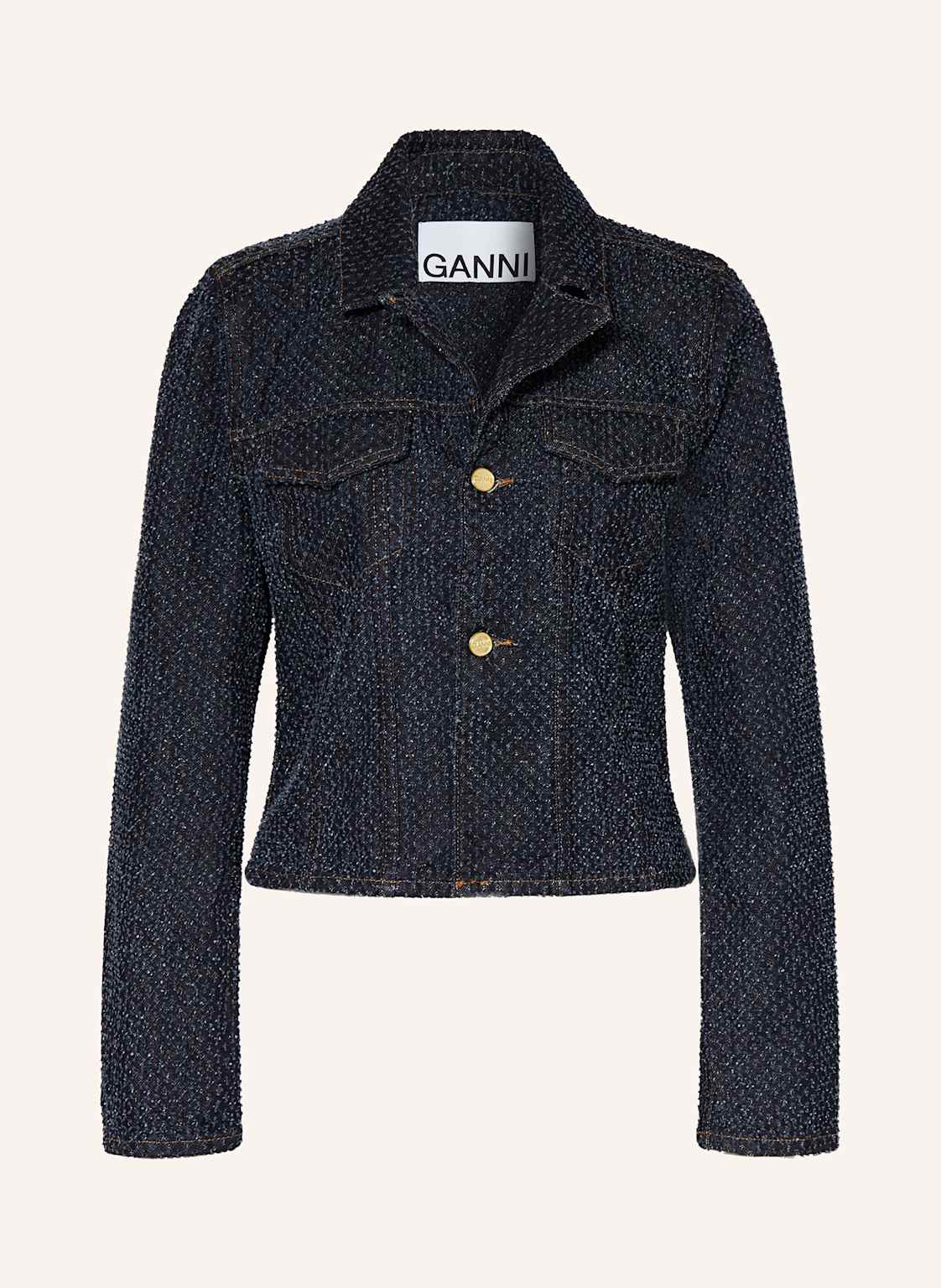 Ganni Jeansjacke blau Ganni Jeansjacke blau von Ganni