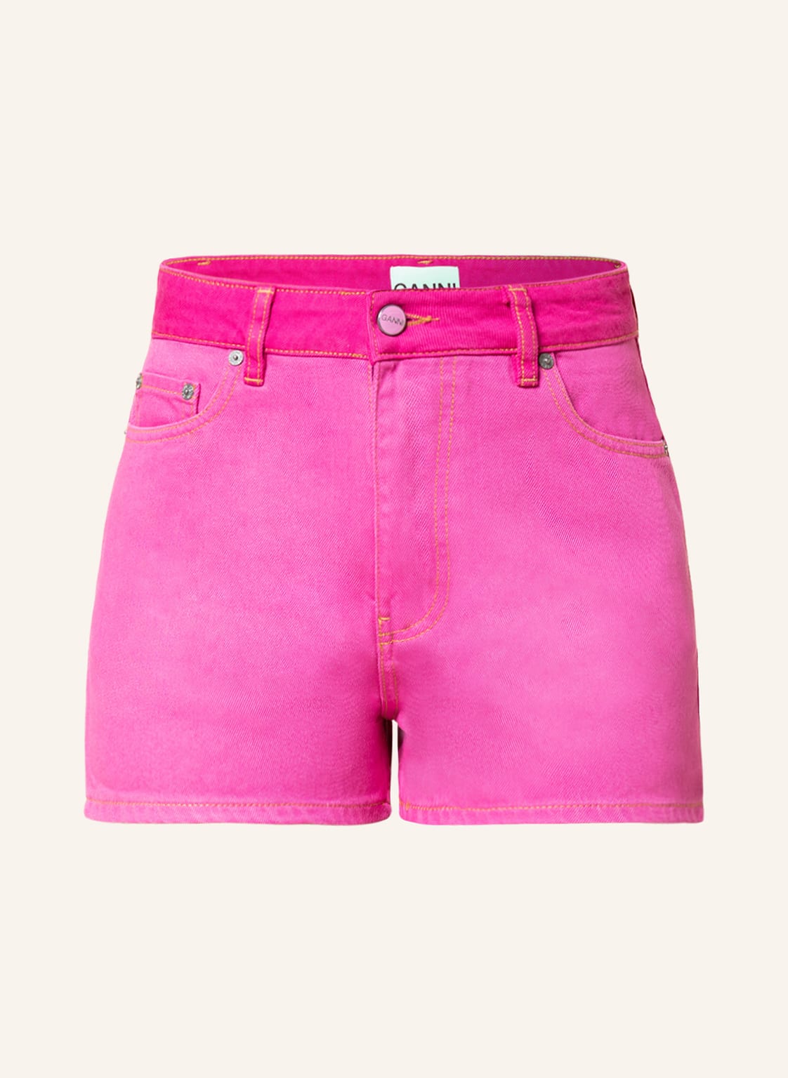Ganni Jeansshorts pink Ganni Jeansshorts pink von Ganni