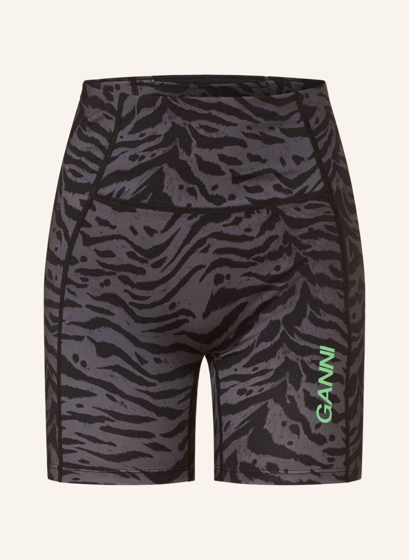 Ganni Jersey-Shorts schwarz von Ganni