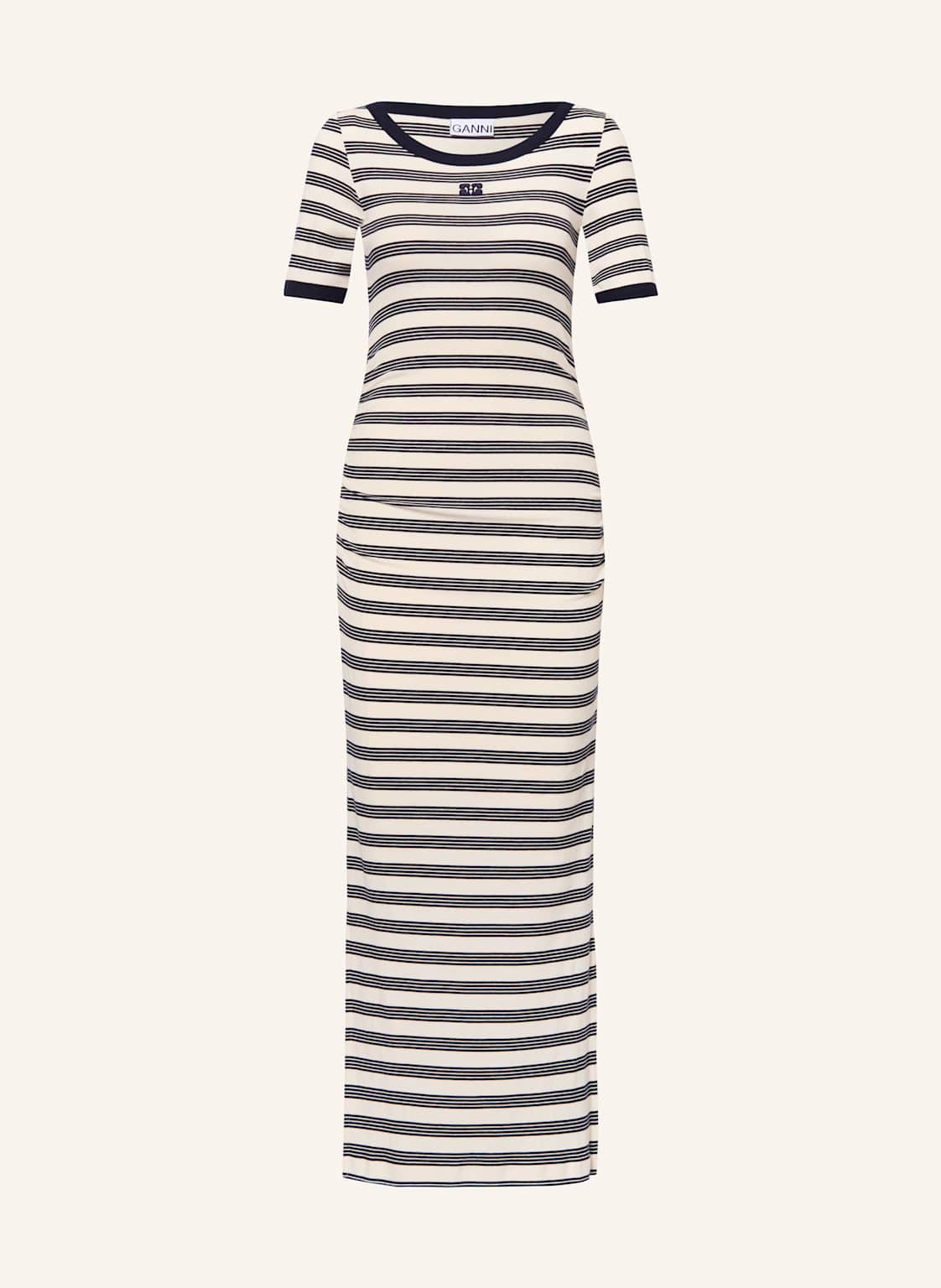 Ganni Kleid Mit 3/4-Arm blau Ganni Kleid Mit 3/4-Arm blau von Ganni
