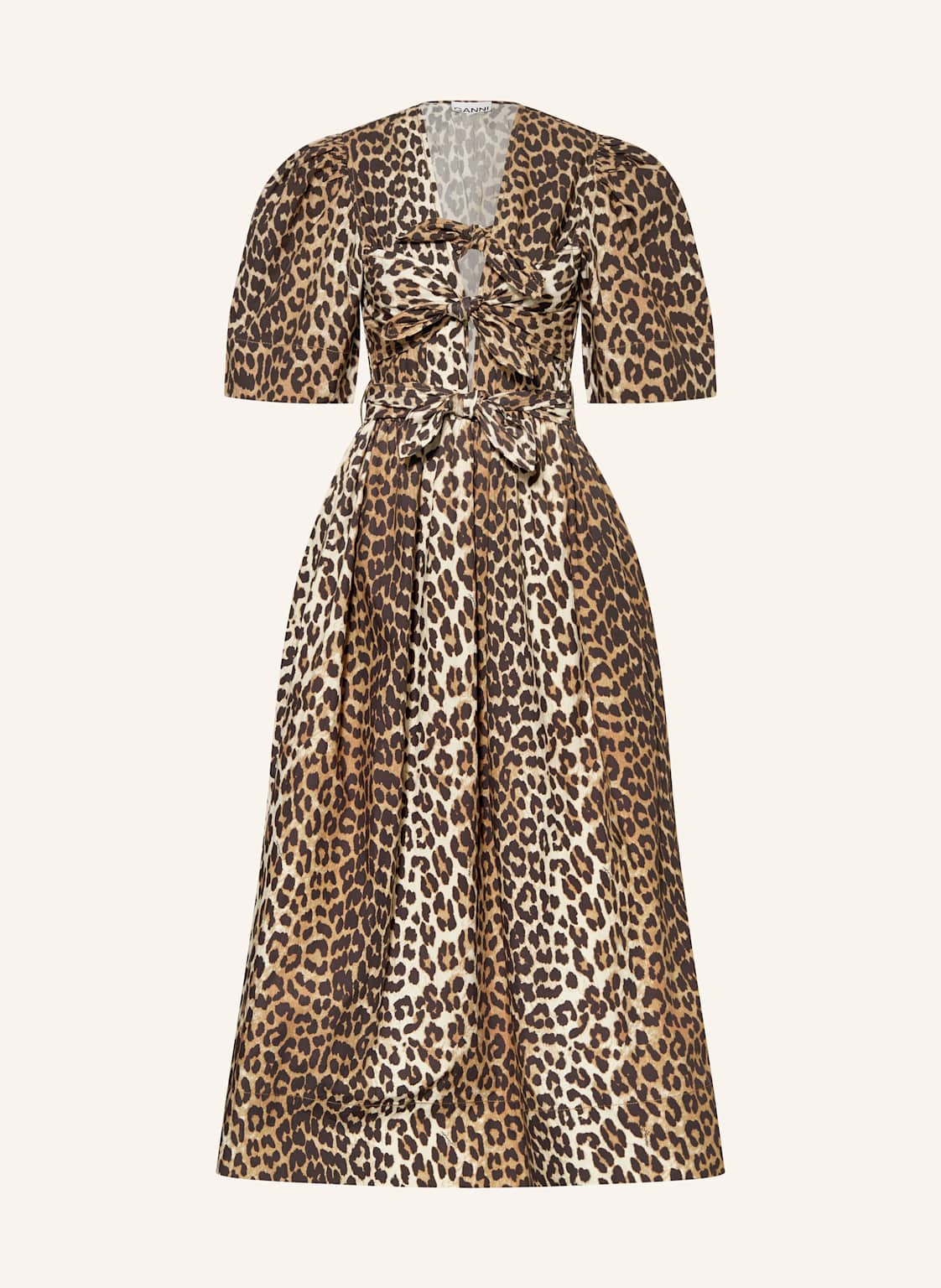 Ganni Kleid Mit Cut-Outs braun Ganni Kleid Mit Cut-Outs braun von Ganni
